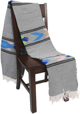 Heather Grey Baja Fish Yoga Blanket From West Path