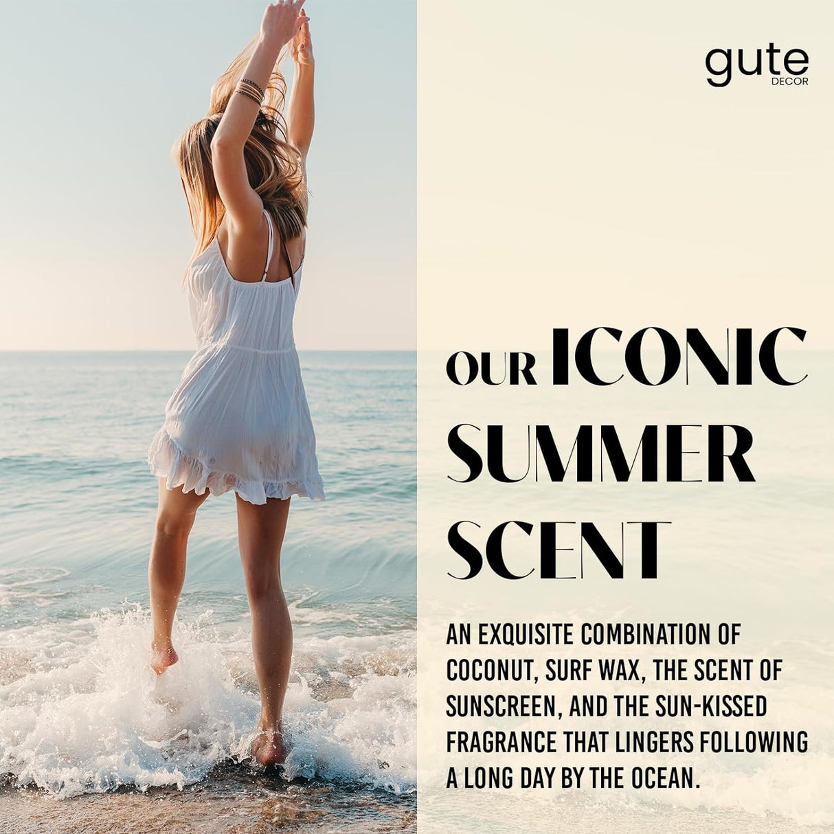 Beach Fragrance Oil, Notes of Ocean, Fresh Coconut Oil, Surf Wax & Sunscreen from The Wine Savant