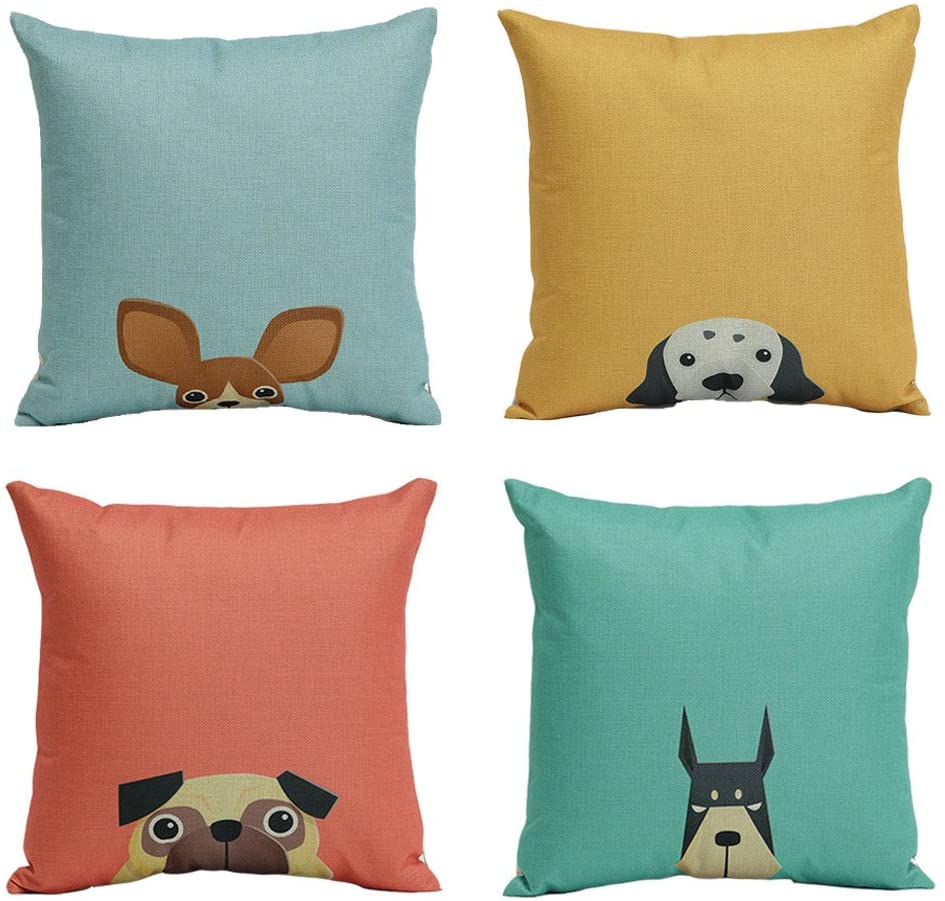 Cartoon Dog Cushion Covers from Moderny