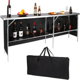 Portable Bar Table for Events  with Double Layer From Redcamp