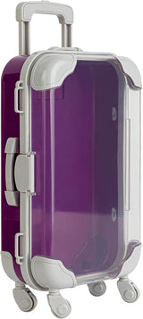 Purple Plastic Suitcase Candy Box 3 Pack  7.5"x5"x2.5" from Hammont