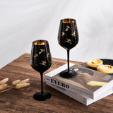 Crystal Stemmed Skiing, Apres Ski Skiier Wine Glasses Goblets - Set of 2 from The Wine Savant
