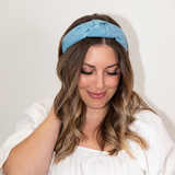 Brooklyn Headband - Blue From Headbands of Hope