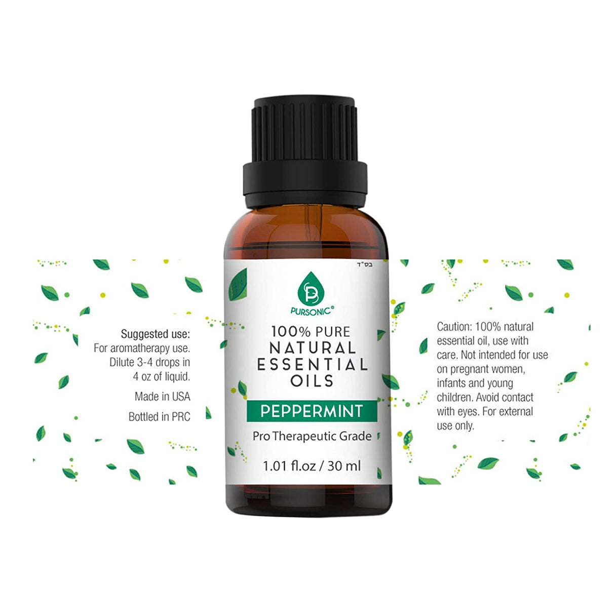 100% Pure & Natural Peppermint Essential Oils from Pursonic