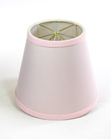 Empire Linen 8"W x 7"H Edison Clip On Lamp Shade Pale Dogwood Pink from LampsUSA