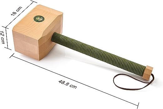 Army Wooden Thor Mjolnir Hammer Home Decor - Decorative Novelty Office, Wall, Home Statue, Gift for America United States Military, Army, US Army, Service branch Wall Art, Nautical Sea Patriotic Gift from The Wine Savant