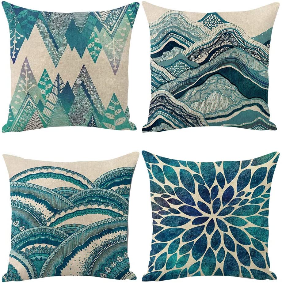 Cerulean Cushion Covers from Moderny