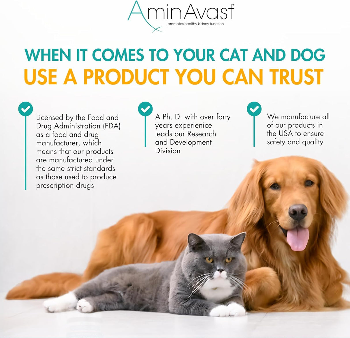 AminAvast Kidney Support for Dogs (60 capsules) from HardyPaw