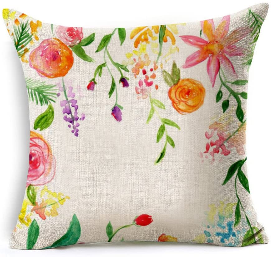 Iridescent Flowers Cushion Cover from Moderny