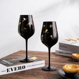 Crystal Stemmed Skiing, Apres Ski Skiier Wine Glasses Goblets - Set of 2 from The Wine Savant