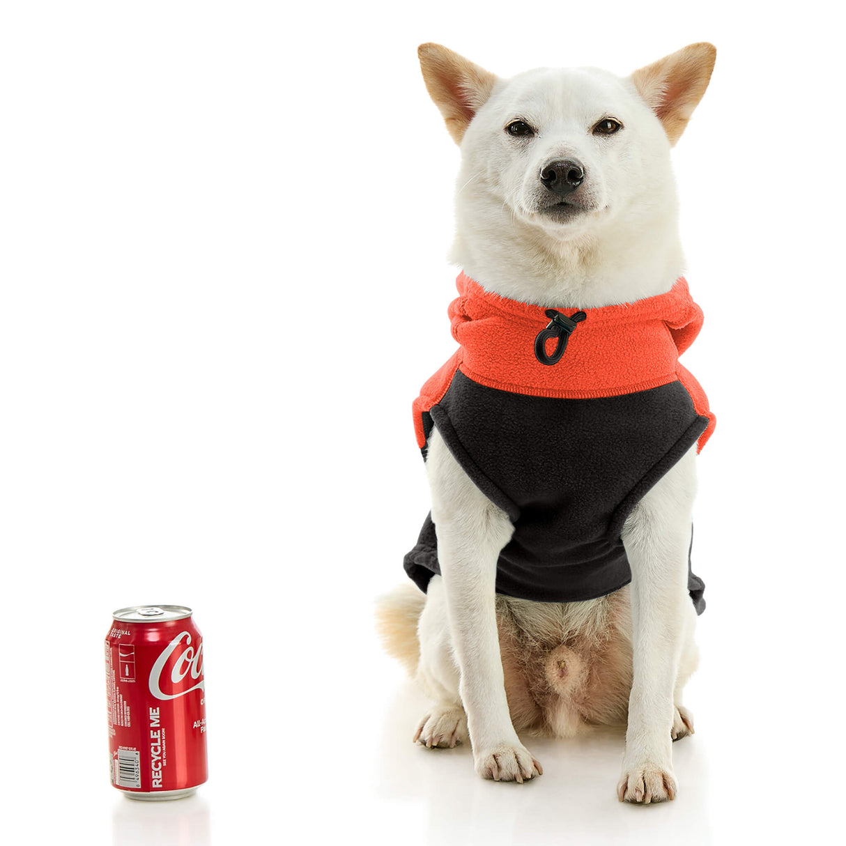 Fleece Vest Hoodie Two Tone from Gooby