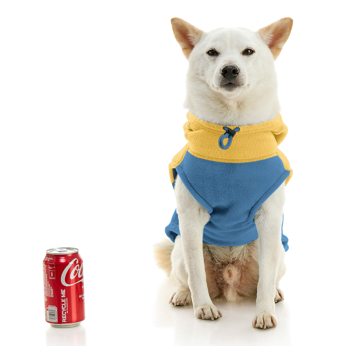 Fleece Vest Hoodie Two Tone from Gooby