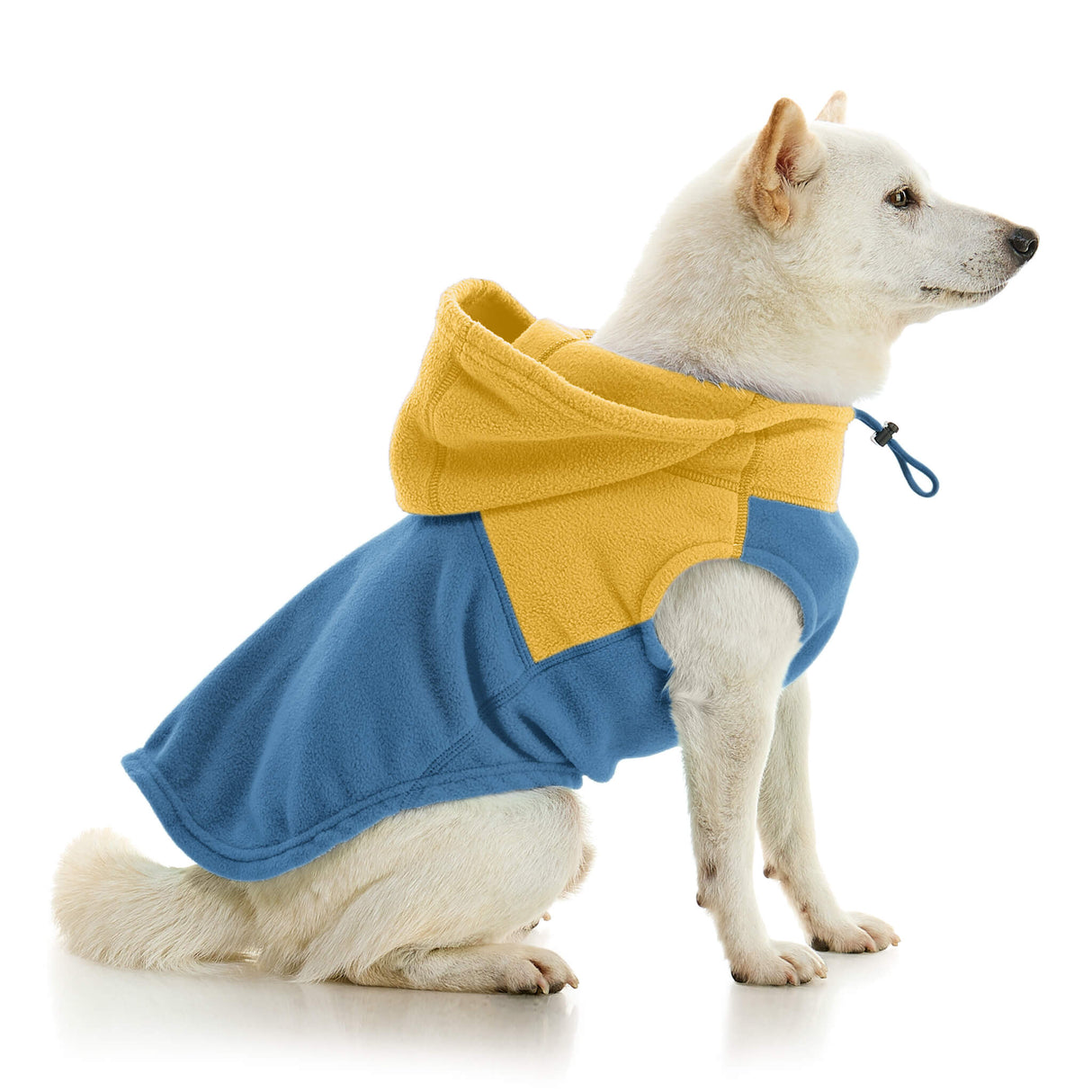 Fleece Vest Hoodie Two Tone from Gooby