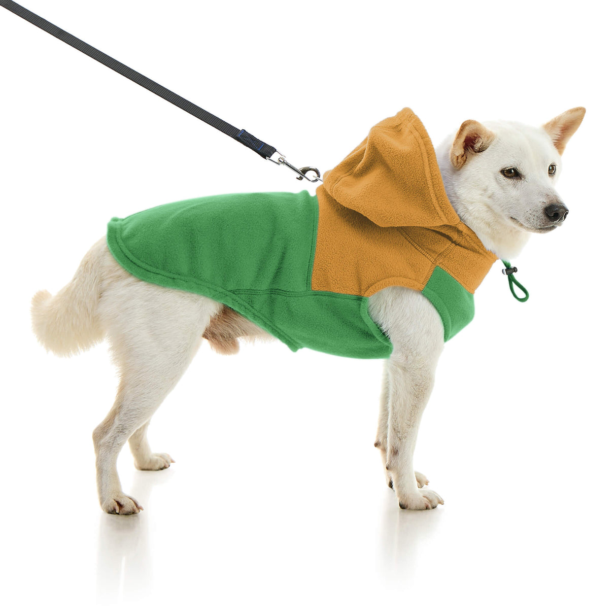 Fleece Vest Hoodie Two Tone from Gooby