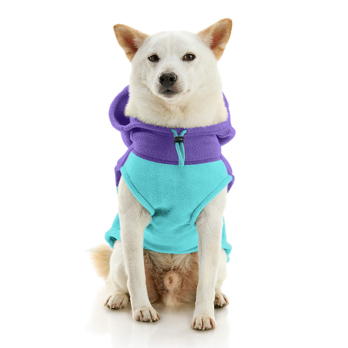 Fleece Vest Hoodie Two Tone from Gooby