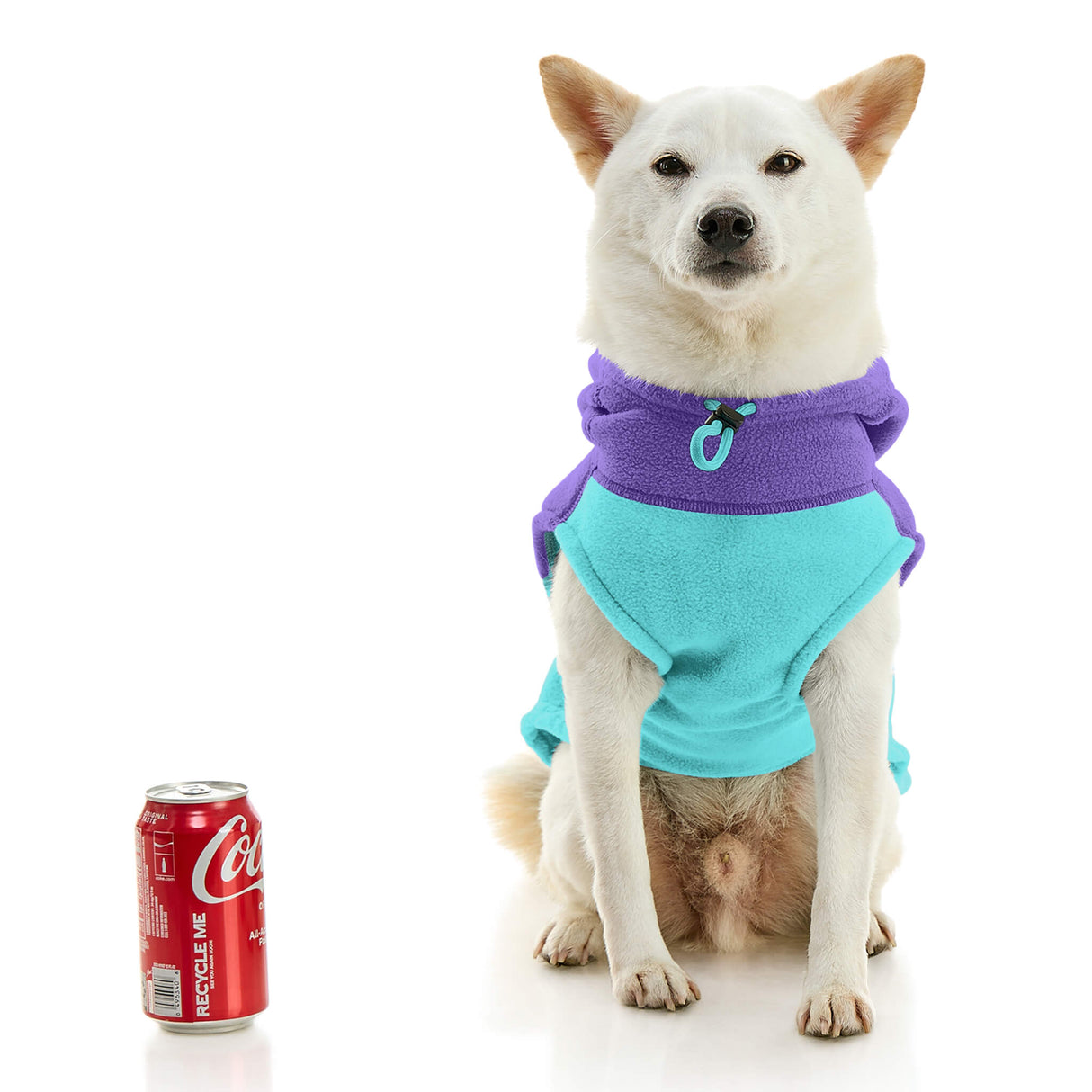 Fleece Vest Hoodie Two Tone from Gooby