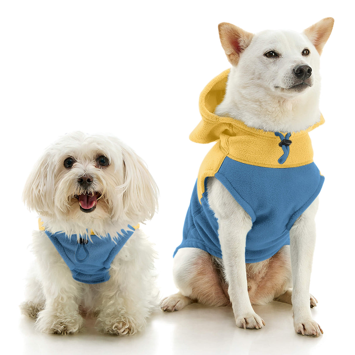 Fleece Vest Hoodie Two Tone from Gooby