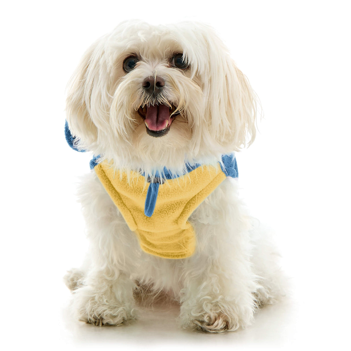 Fleece Vest Hoodie Two Tone from Gooby