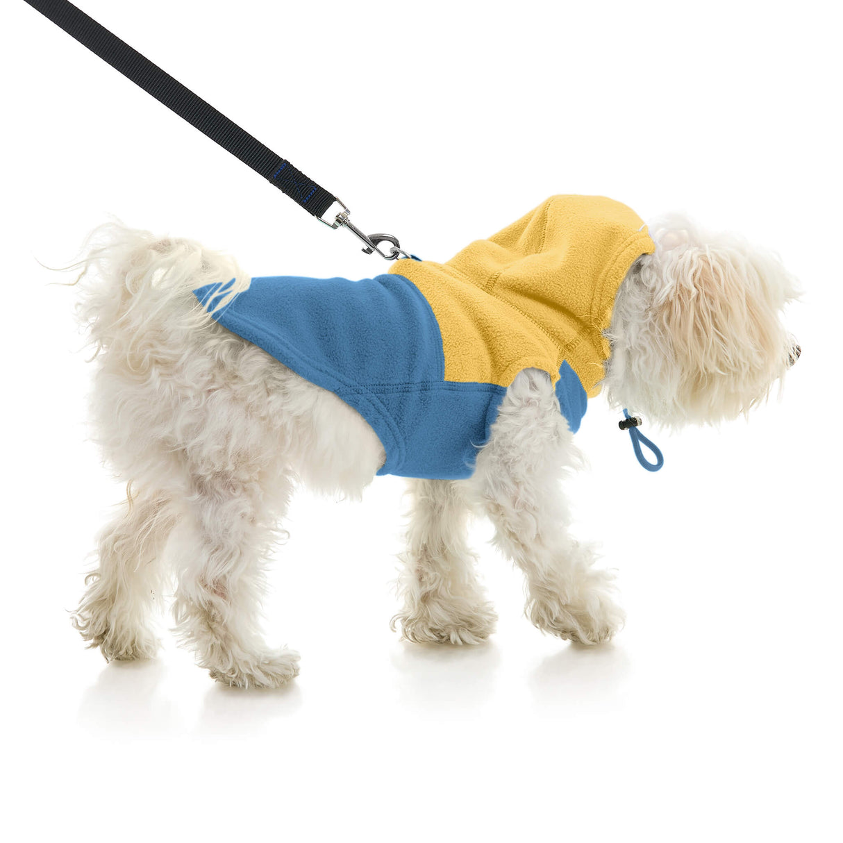 Fleece Vest Hoodie Two Tone from Gooby