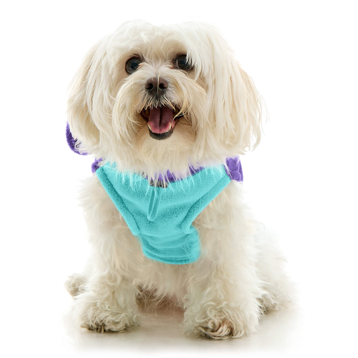 Fleece Vest Hoodie Two Tone from Gooby