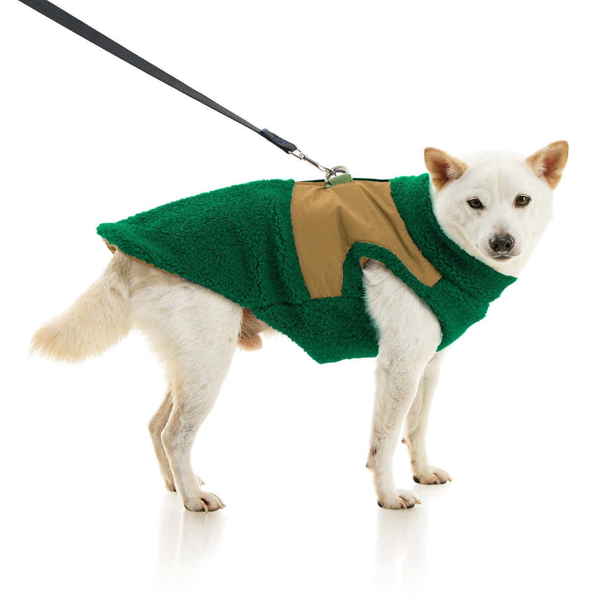 Zip Up Sherpa Vest from Gooby