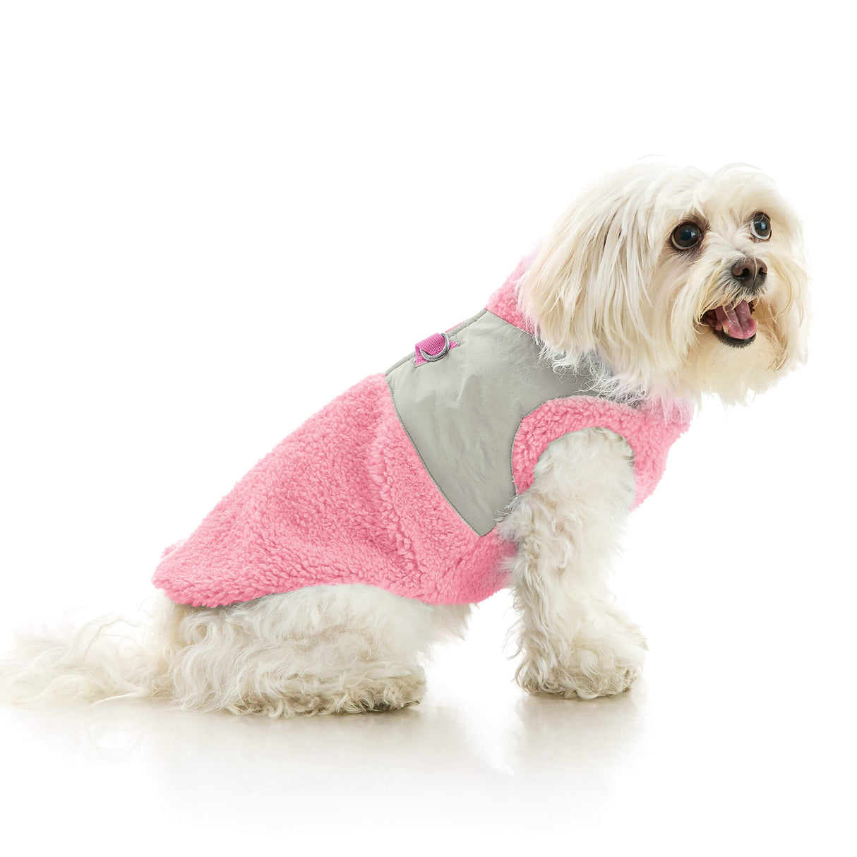 Zip Up Sherpa Vest from Gooby