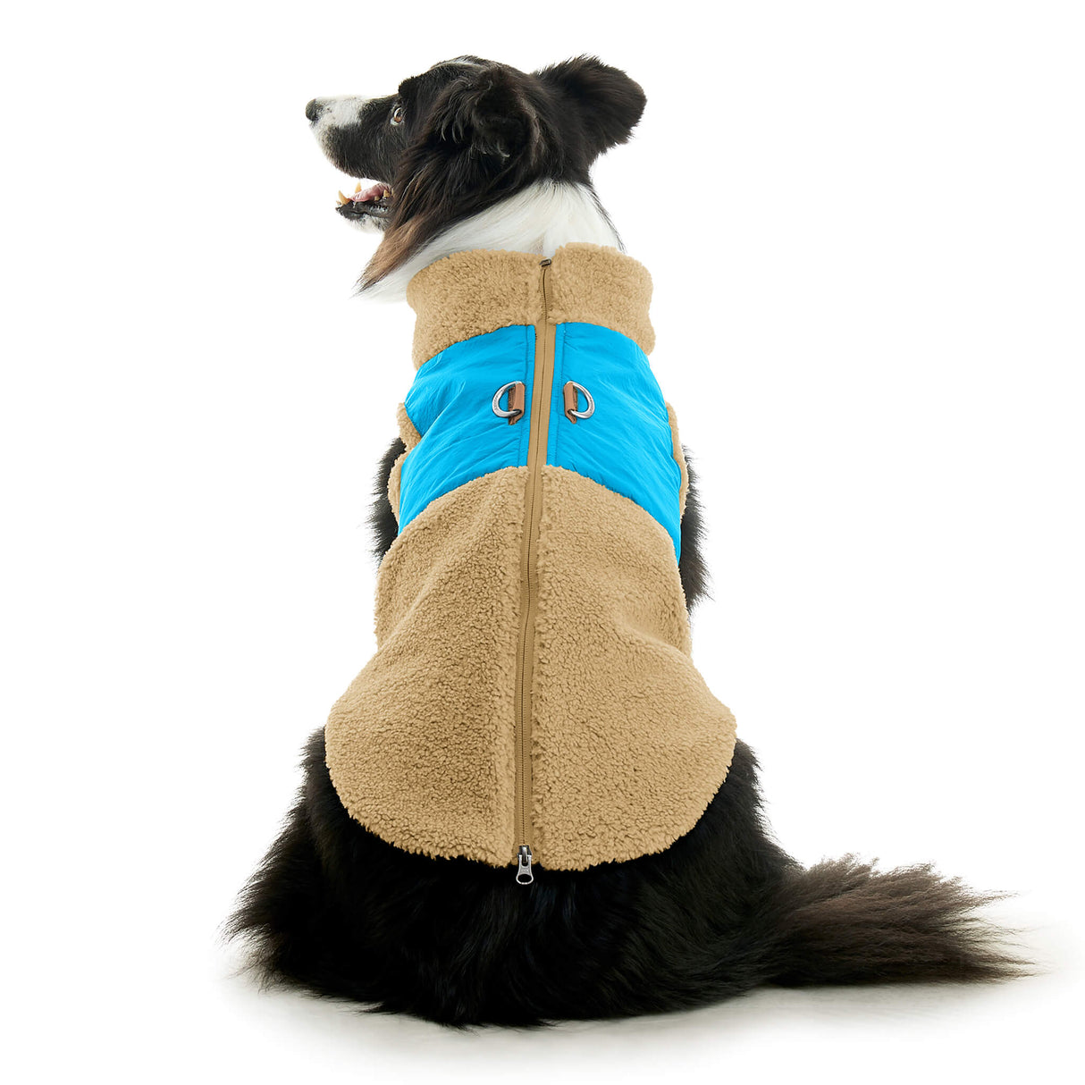 Zip Up Sherpa Vest from Gooby