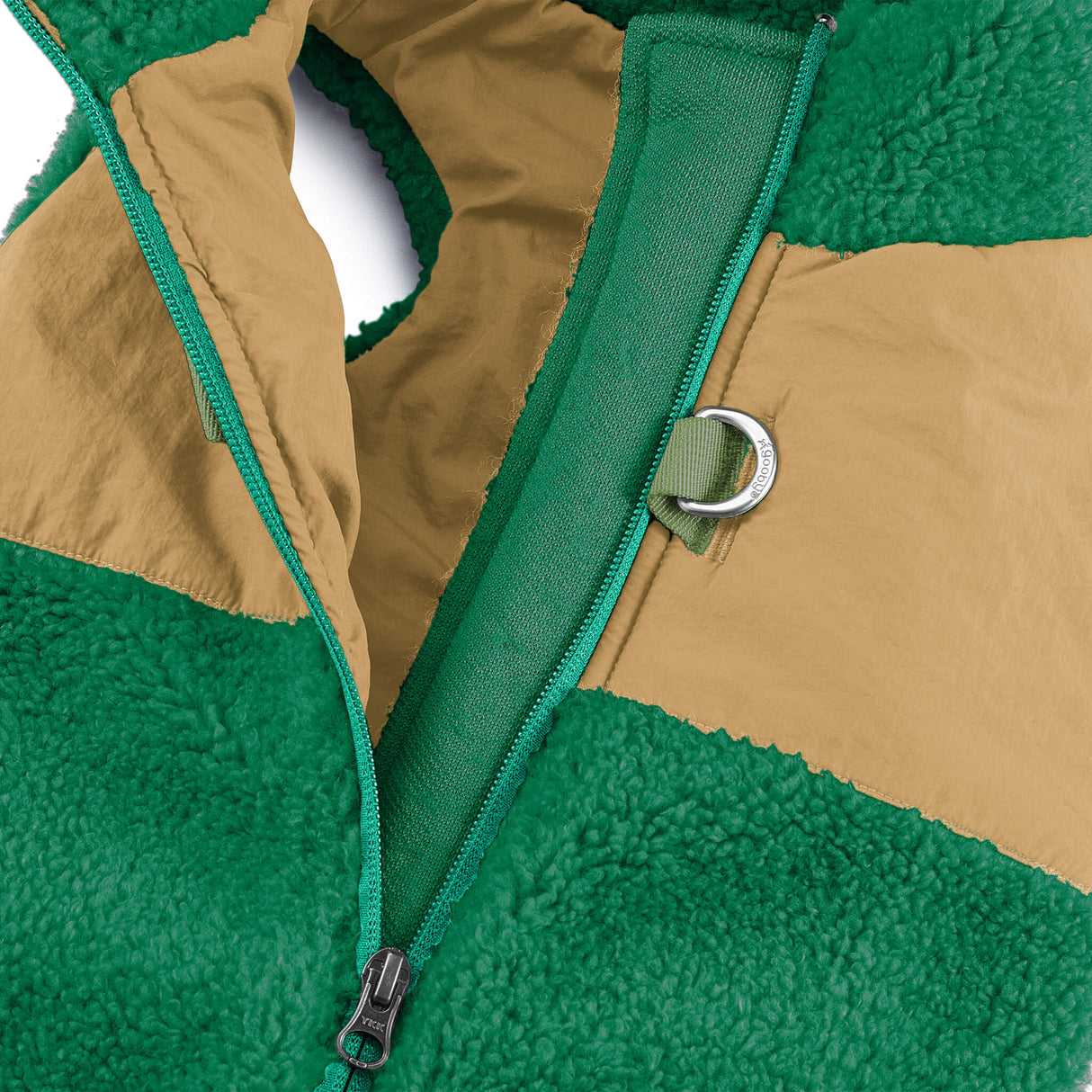 Zip Up Sherpa Vest from Gooby