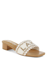 Vacay Babe Lake Como Beaded Slip-On Heels from My Pampered Life Seattle