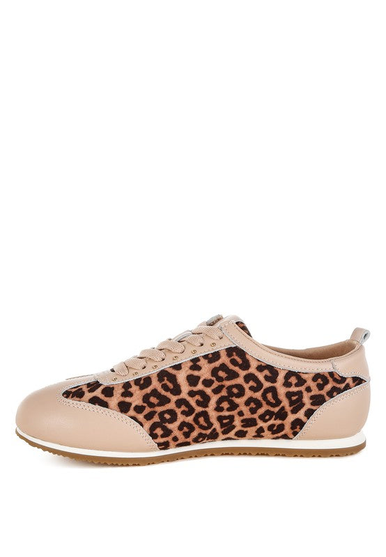 Narati Leopard Print Real Leather Sneakers from My Pampered Life Seattle