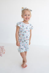 Dream Big Little Co x CoComelon SPRINGTIME MELON DREAM CAP SEEVE TOP from DREAM BIG LITTLE CO