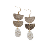 Aria Earrings - Pebble from Spiffy & Splendid