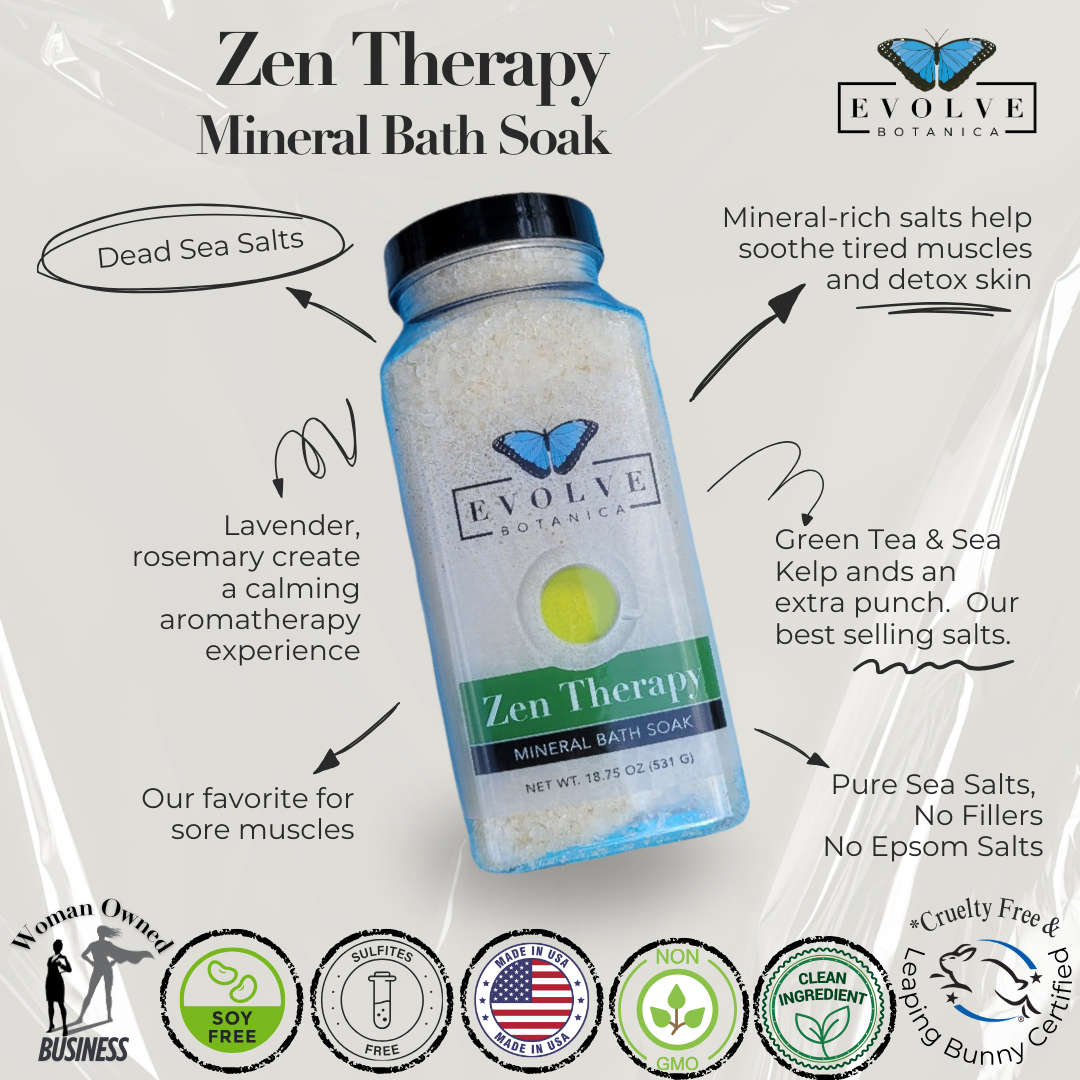 Mineral Soak - Zen (Bath Salt) from Evolve Botanica
