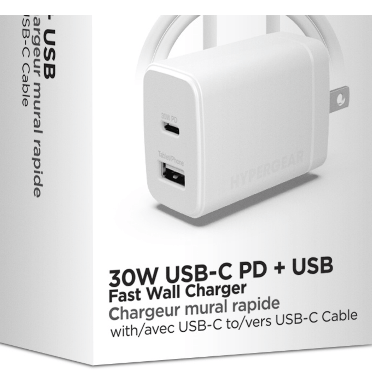 HyperGear 30W PD Dual Wall Charger + USB-C to USB-C from Jupiter Gear Home
