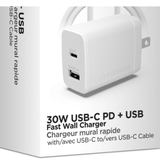 HyperGear 30W PD Dual Wall Charger + USB-C to USB-C from Jupiter Gear Home