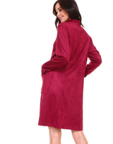 Anne Stretch Suede Shirt Dress from Joh Apparel
