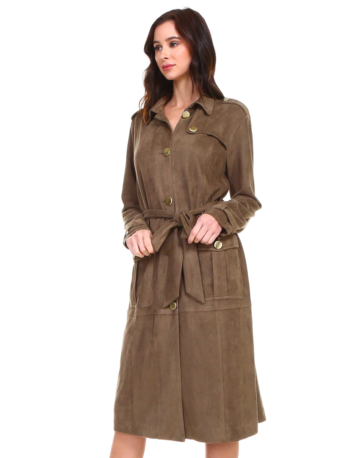 Ariana Suede Trench Coat & Dress from Joh Appare
