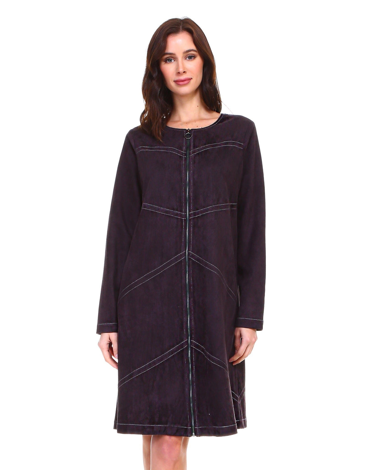 Amira Stretch Suede Dress / Jacket from Joh Apparel