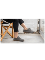 Men's Gray Barefoot Sneakers from Atlantis Handmade Shoes