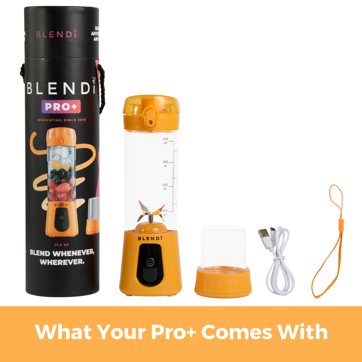 Pro+ Ice Crushing Portable Blender (17oz) from BLENDi