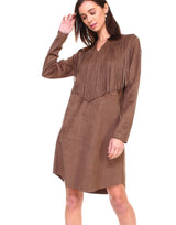 Angie Suede Tunic Dress from Joh Apparel