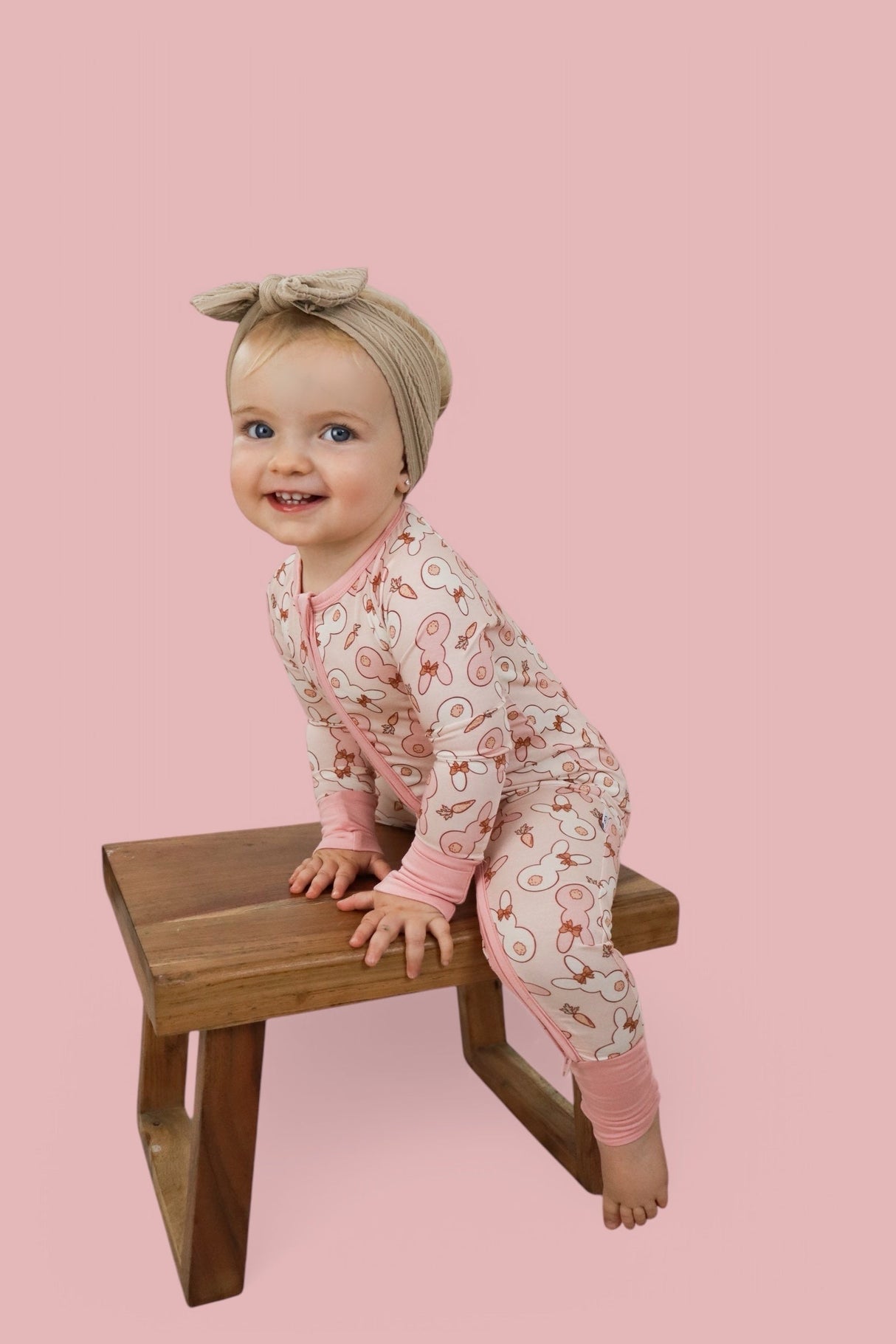 BUNNIES AND BOWS DREAM ROMPER from DREAM BIG LITTLE CO