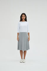 MM SWAY SKIRT - HEATHER GREY From Mia Mod