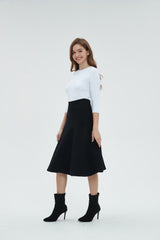 AMAZING MM SKIRT - YEAR ROUND BLACK From Mia Mod