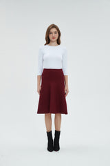 AMAZING  MM SKIRT - MAROON 2.0 From Mia Mod