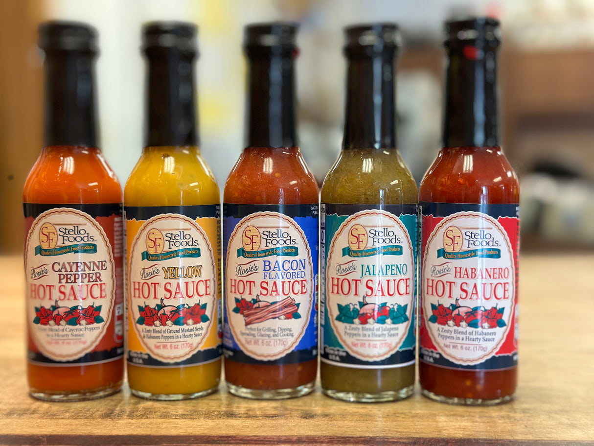 Stello Foods - Rosie's Cayenne Pepper Hot Sauce 6 oz from Stello Foods