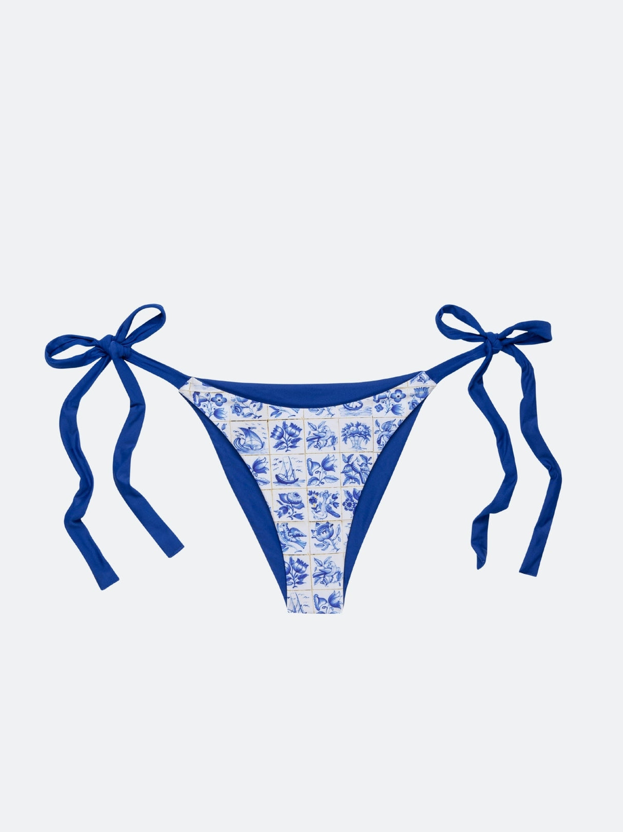 MADAKET BIKINI BOTTOM - BLUE TILE From ELYSIIAN