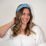 Brooklyn Headband - Blue From Headbands of Hope