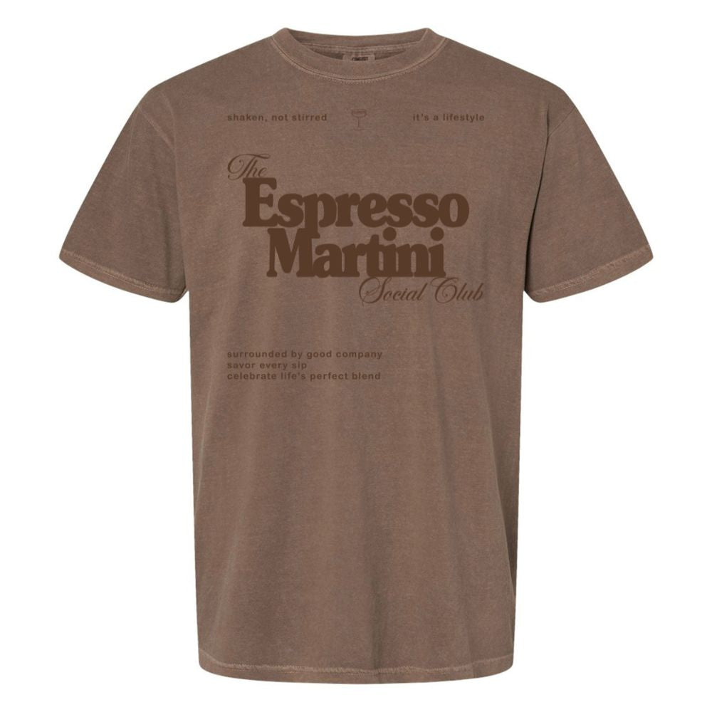 'Espresso Martini Social Club' T-Shirt from United Monograms