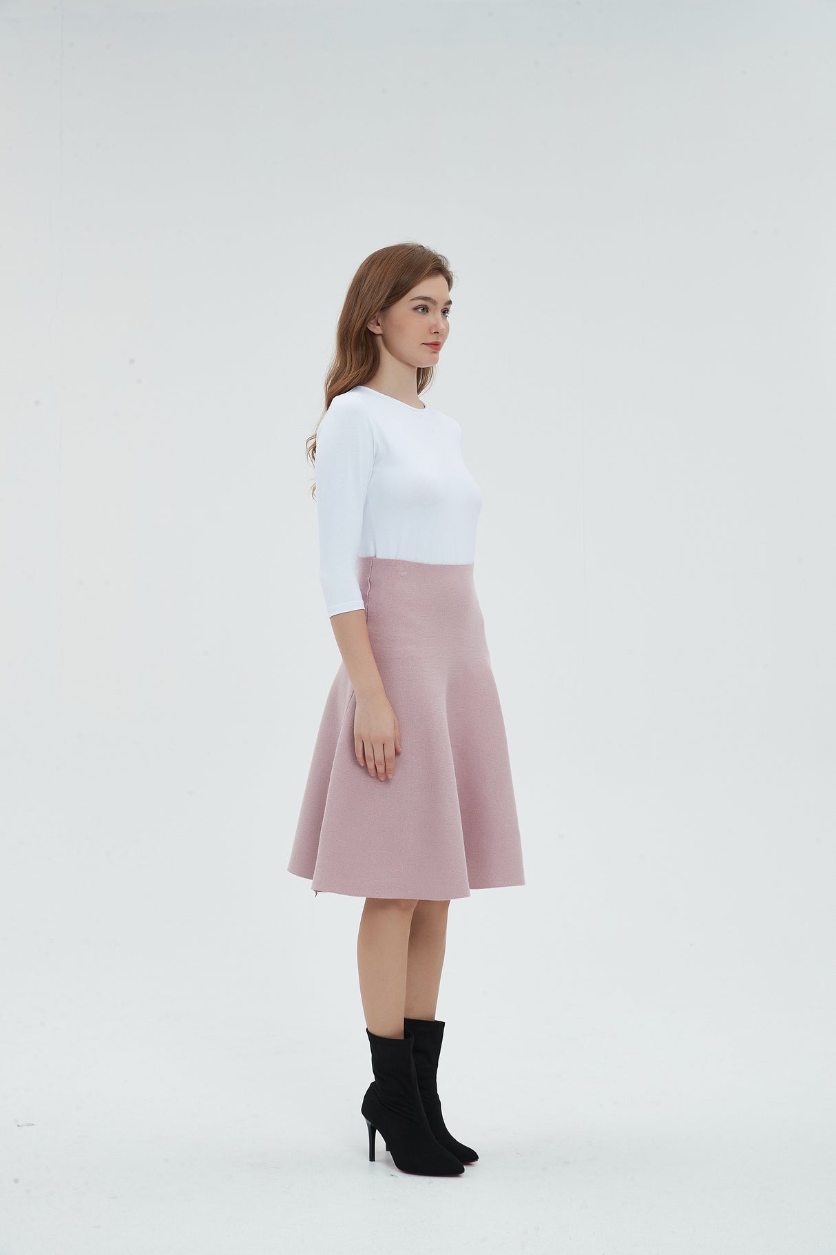 AMAZING  MM SKIRT - DUSTY ROSE From Mia Mod